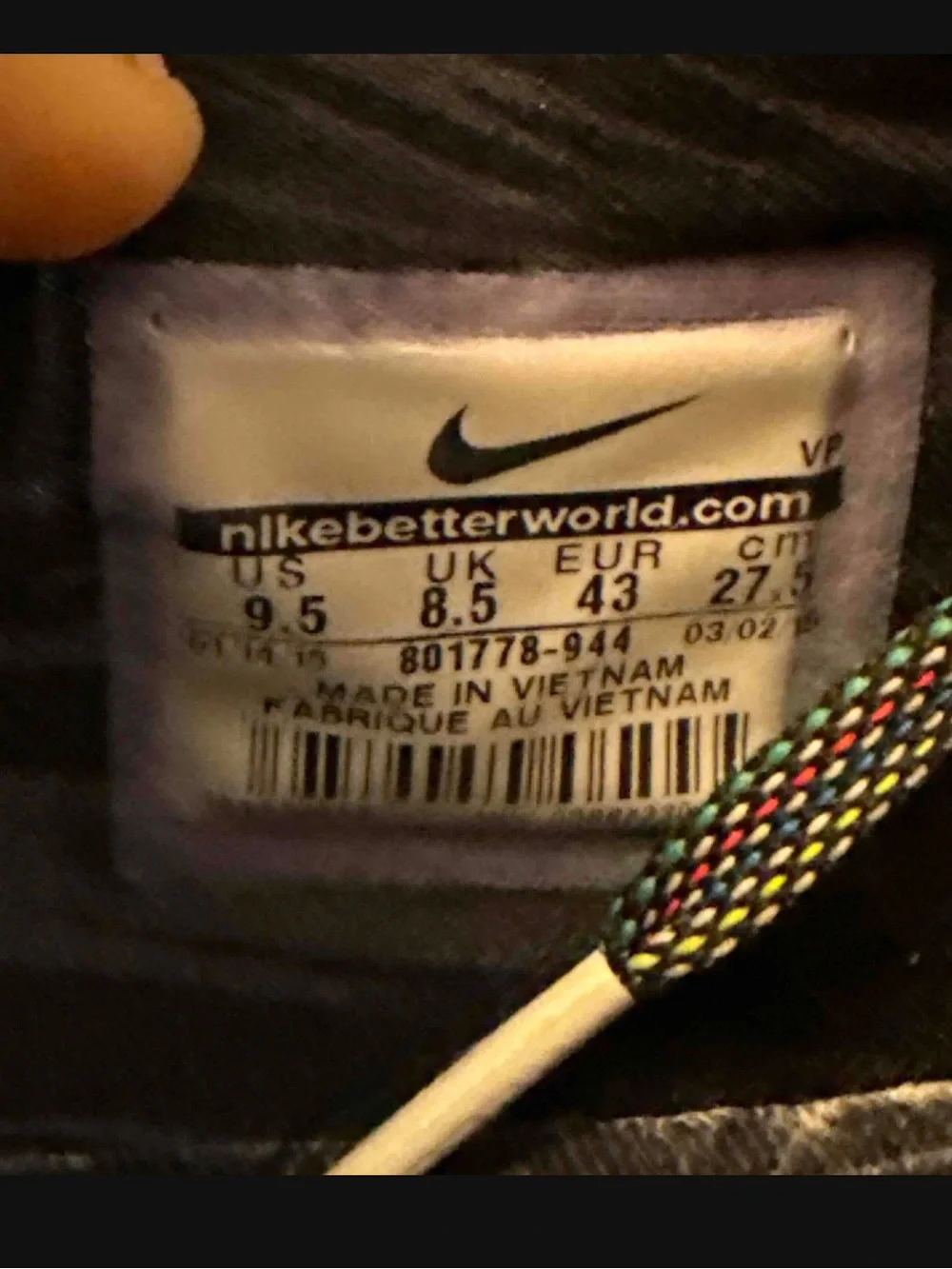 Nike KD 7 VII SE What The KD Multicolor Durant Men’s Size 9.5 Sneakers Shoes